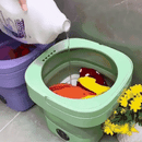 Mini Máquina de Lavar Roupa Dobrável TurboClean 9 Litros